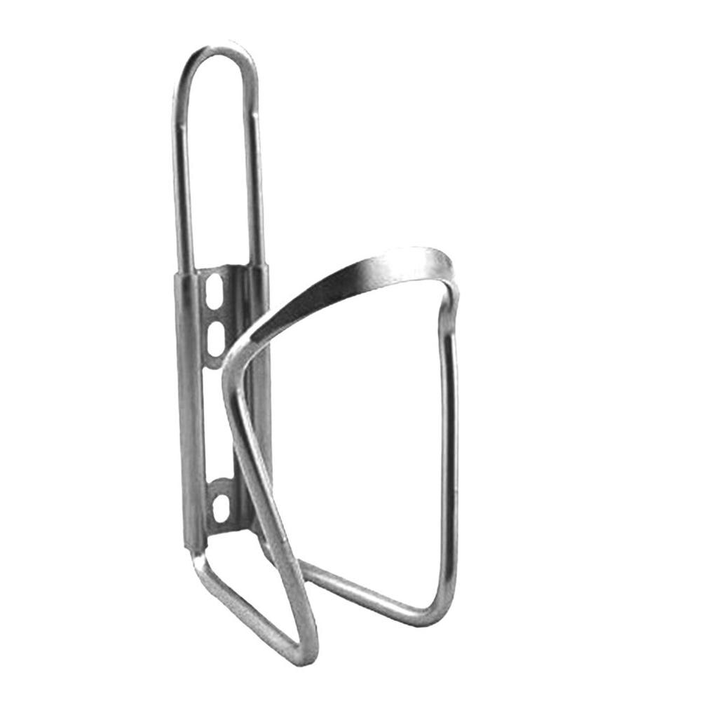 Ultra ligero de aleación de aluminio de bicicleta soporte de botella de agua jaula MTB bicicleta de carretera botellas de bebida soporte de montaje accesorios de bicicleta: silver