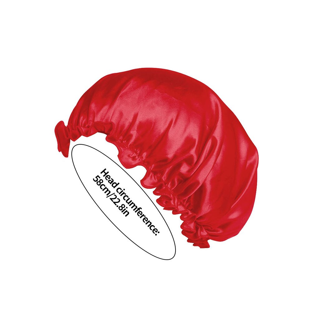 1pc dorosłych satyna stałe śpiąca czapka czapeczka De Nuit noc czapka robić spania pielęgnacja włosów czapeczka szlafmyca dla kobiet mężczyzn czapka dla obu płci dostaw
