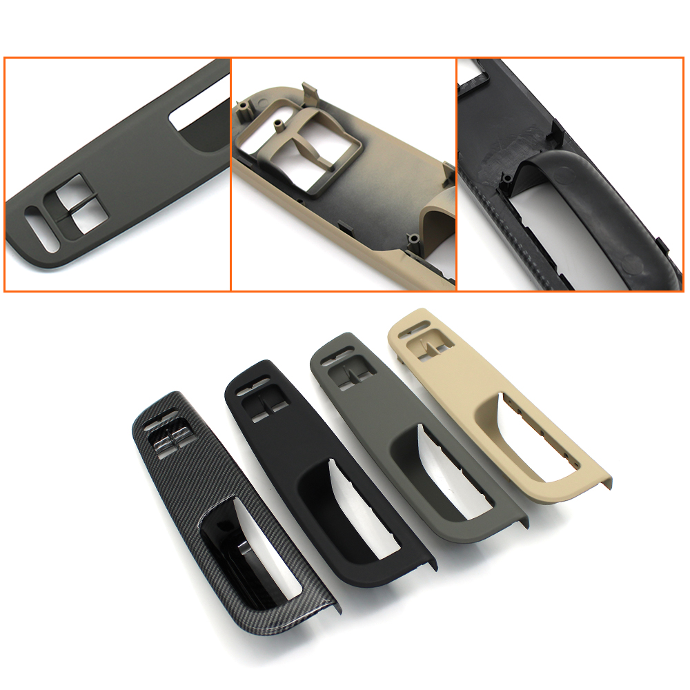 Reemplazo de manija de agarre de puerta de Panel de cubierta de interruptor de ventana de coche LHD para Volkswagen VW Bora Golf 4 MK4 Jetta 1999-2004