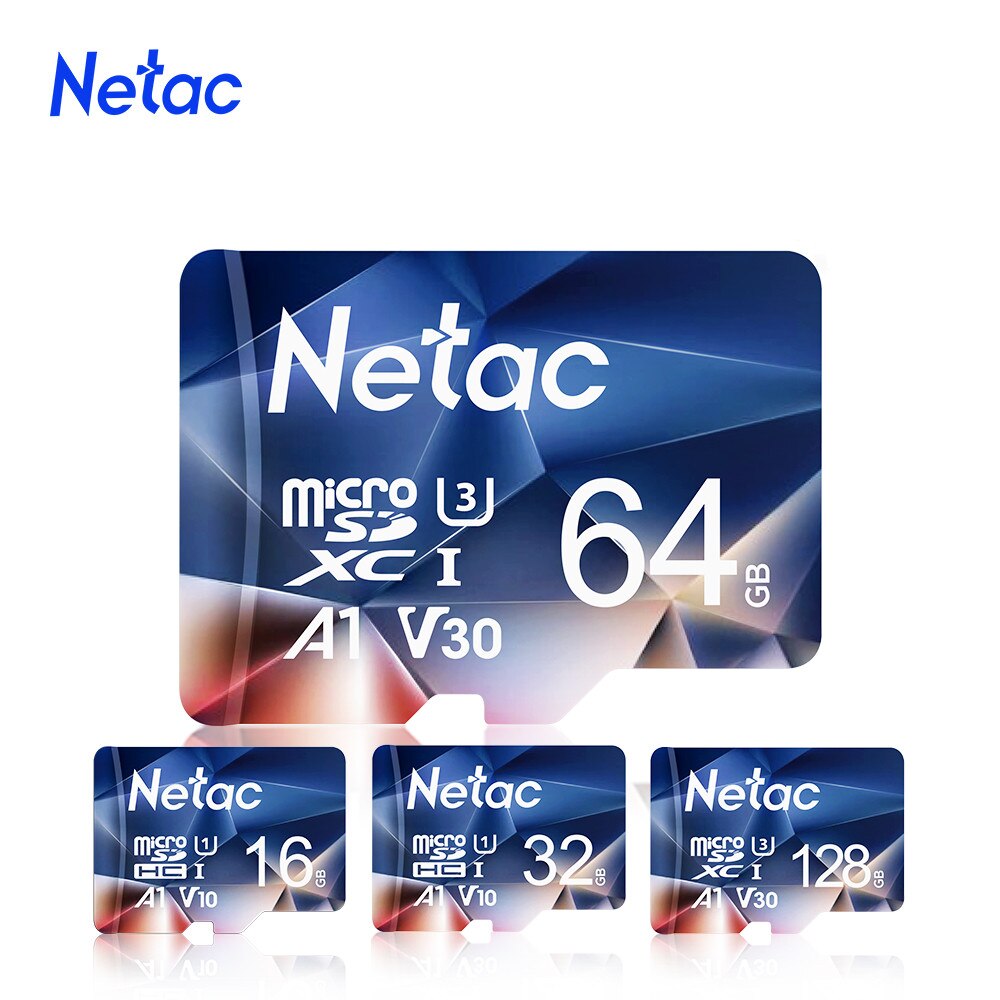 Netac Micro Sd-kaart Geheugenkaart Class10 Tf Card 64Gb 256Gb 512Gb 128Gb 32Gb 16gb Max 100 Mb/s Sd/Tf Flash Microsd-kaart Voor Telefoon