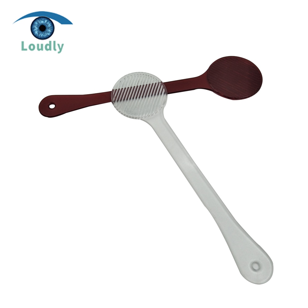 Loudly brand Optical product white and red color hand occluder and maddox rod MT-2