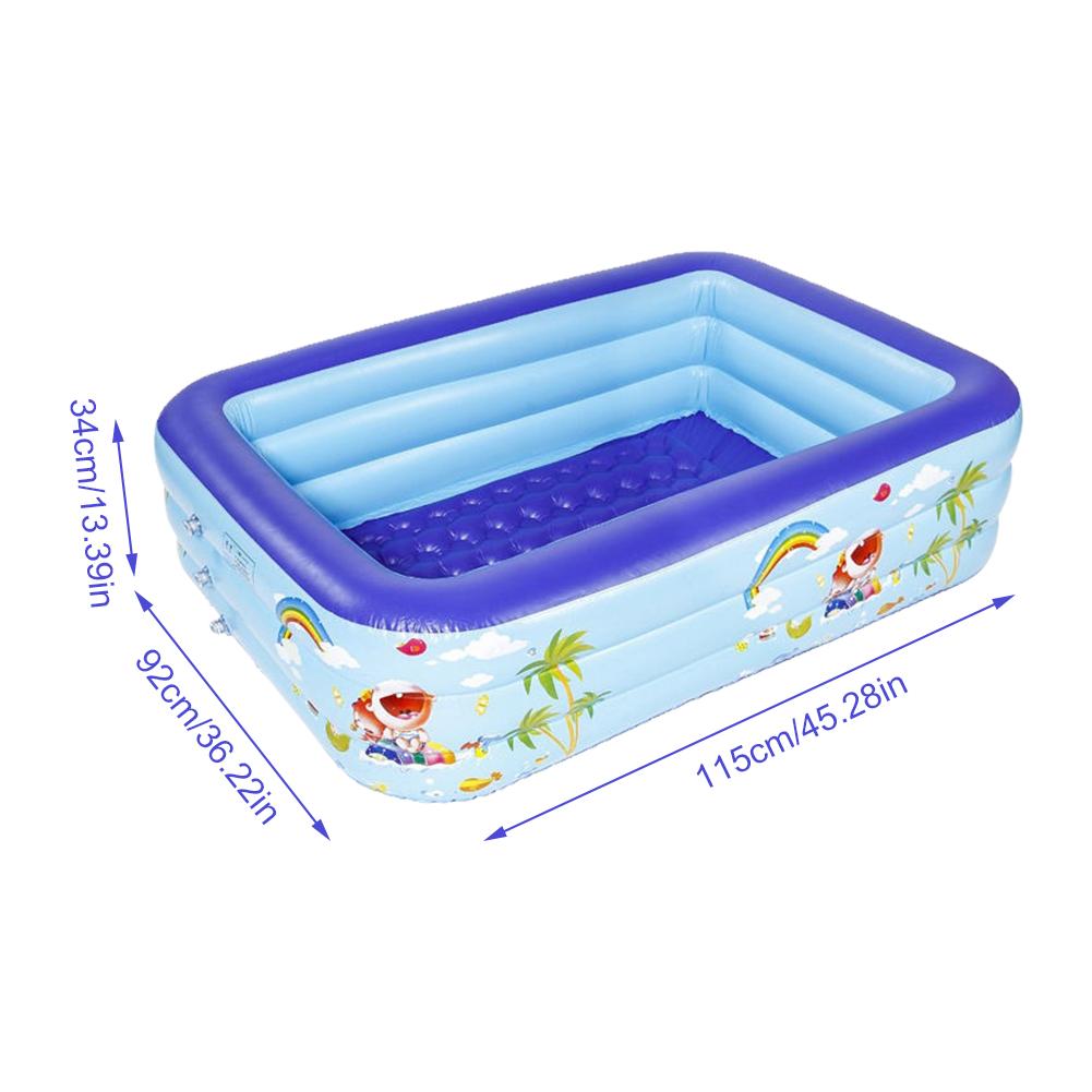 Inflatable Swimming Pool Thick Safe Inflatable Pool Piscina Summer Water Party For Baby Kids Adult piscinas grandes para familia: Default Title
