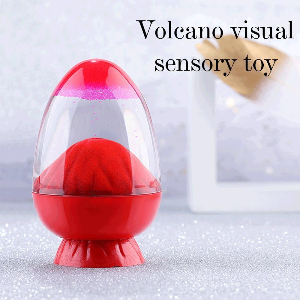 Neue Vulkanischen Kreative freundlicher Spielzeug Flüssigkeit Schreibtisch Timer Dekompression Öl Dekoration M8X8