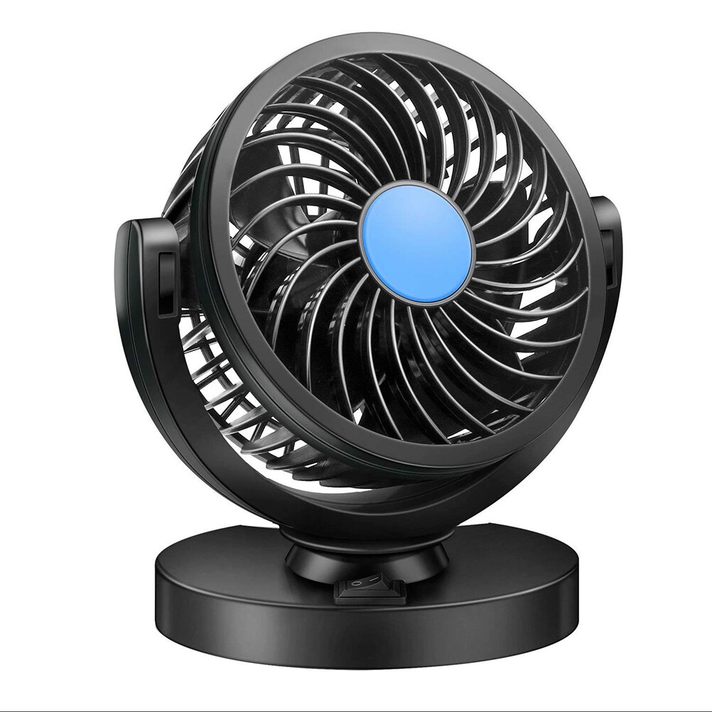 12v enkele ventilatoren auto-interieuraccessoires autokoeling swing dashboard ventilatieventilator zomerkoeling luchtcirculatieventilator
