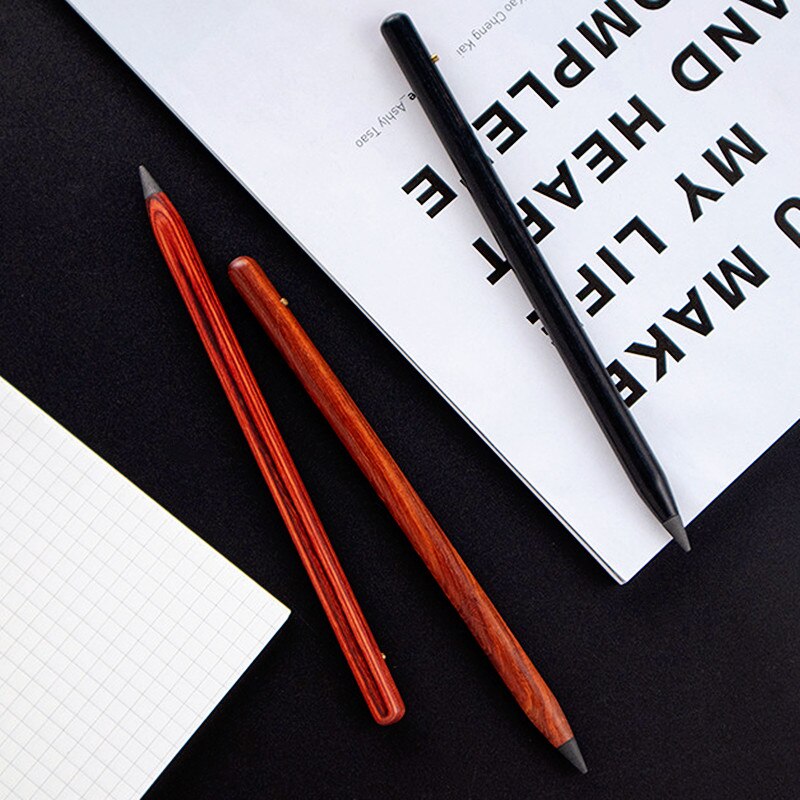 Onbeperkt Schrijven Eeuwige Potlood Houten Zonder Inkt Handtekening Pen Kantoor Eeuwige Briefpapier Potlood Business Supplies Pen