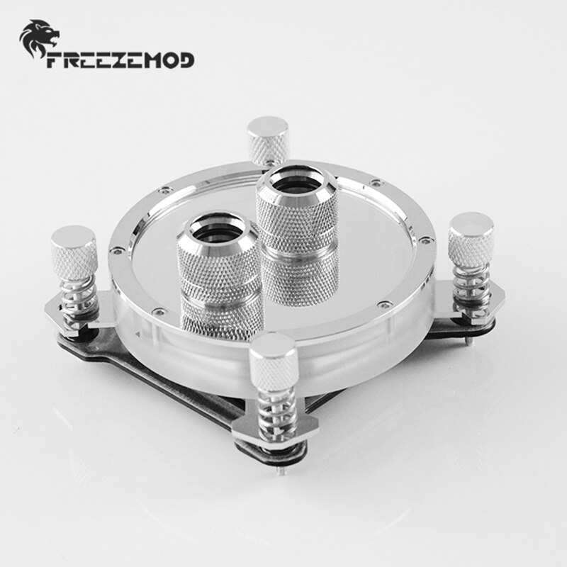 FREEZEMOD PR-XPM ordinateur PC refroidissement par eau CPU bloc pour 1151 115X 1366 5V RBW télécommande 3 broches RGB lumière ventilateurs Co