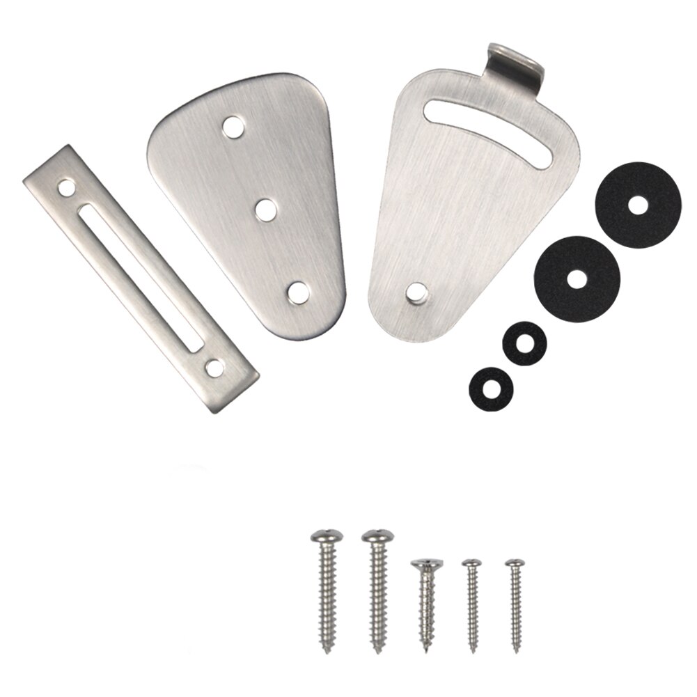 1 sæt rustfri stållås til skydedøre i stalddøre, trælåse