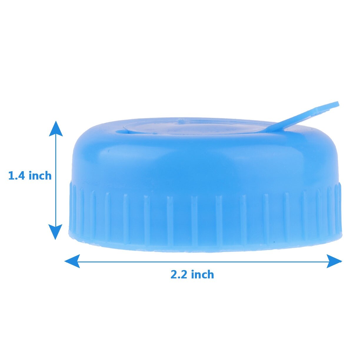 5 stücke Wasser Krug Kappen Deckel für 55mm Blau Gallonen Trinkwasser Flasche Schraube auf Kappe Ersatz Anti Spritzen deckel Wasser Flasche Kappen