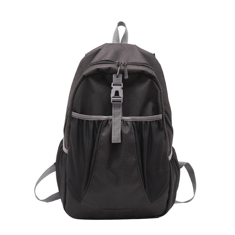 Mode Vrouwen Rugzak Canvas Rugzak College Tas Voor Meisjes Grote Capaciteit Rugzak Mochilas Vrouwelijke Knapzak Rugzak: Black