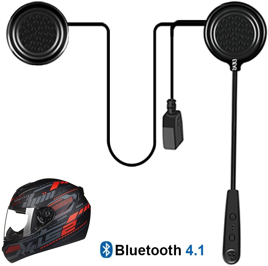 Ejeas Motorhelm Bluetooth 4.1 Headset E1 Intercom Luidsprekers Hoofdtelefoon Communicatie Systemen Handsfree Bellen Voor Motorbik