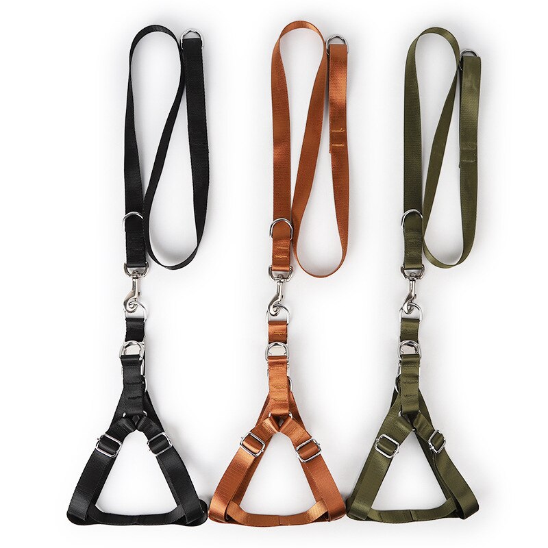 Harnais pour chien en Nylon | Robuste, laisse de collier ajustable, très grand et moyen, harnais pour chien, fournitures pour berger du Labrador