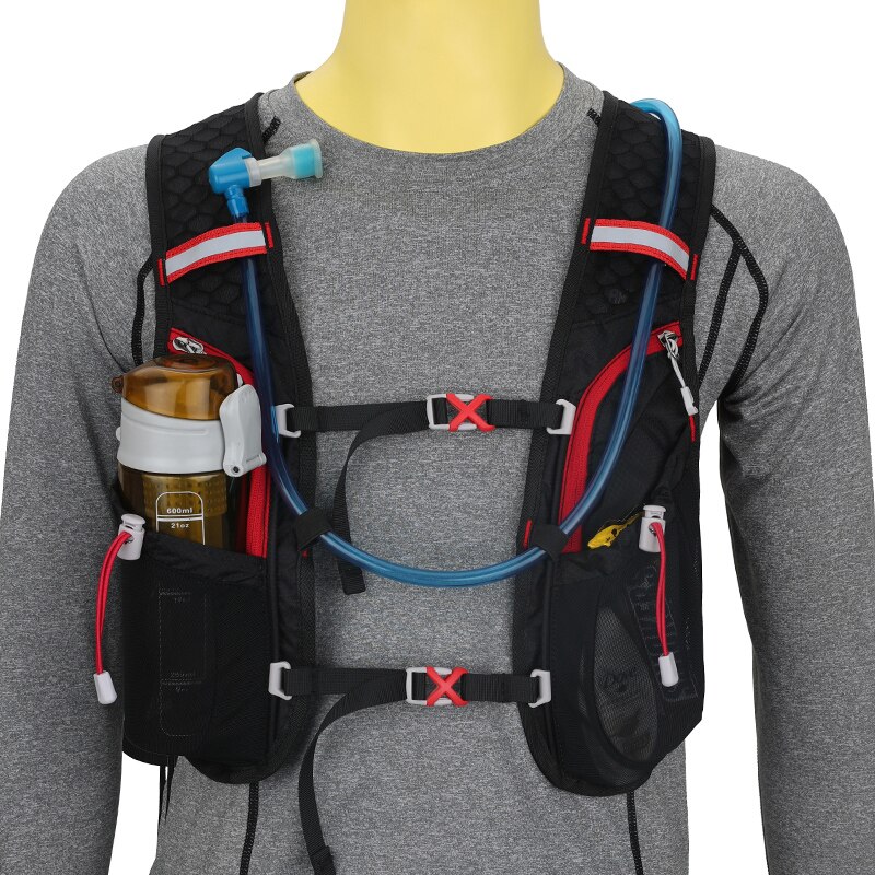 Running Backpack Bicycle Bag Cycling Backpack Breathable Ultralight Bike Water Bag Climbing Cycling Hydration Backpack 5L