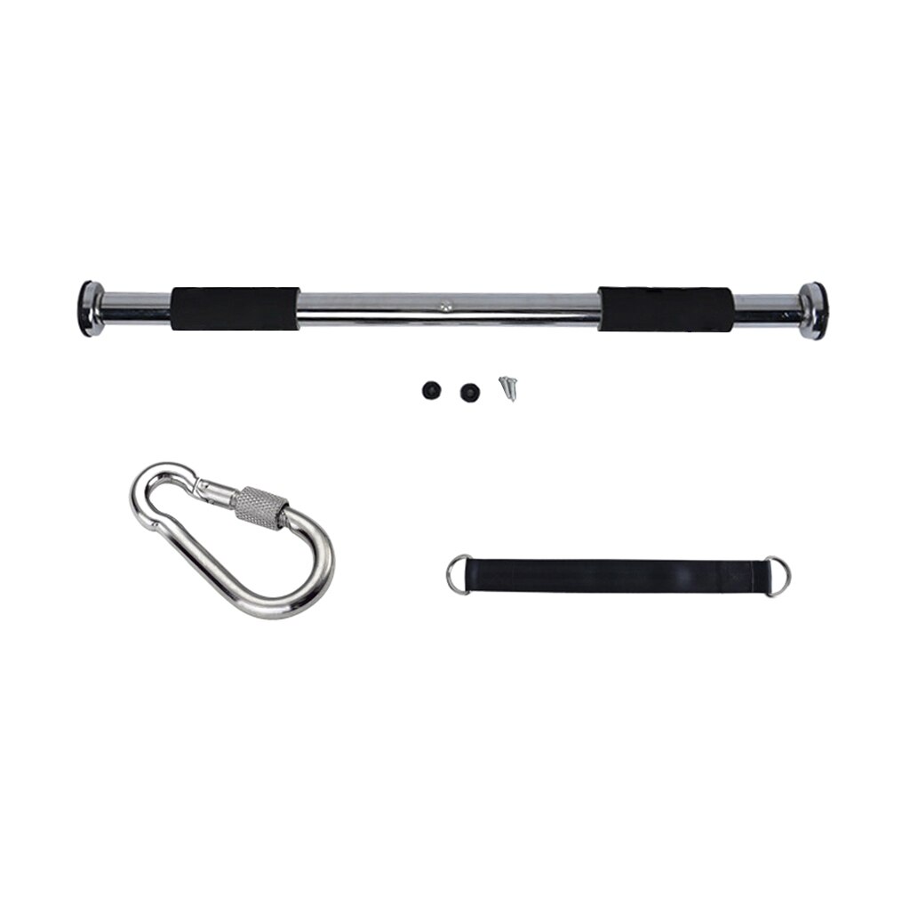 Door Frame Horizontal Bar+Snap Hook+Hanging Strap Set Indoor Swing Hanging