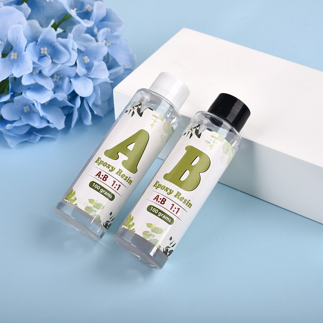 AB Epoxy Resin Kit Crystal Clear Hardener Kit Easy Mix DIY Supplies For DIY Art Casting Resin Jewelry Making Accessories