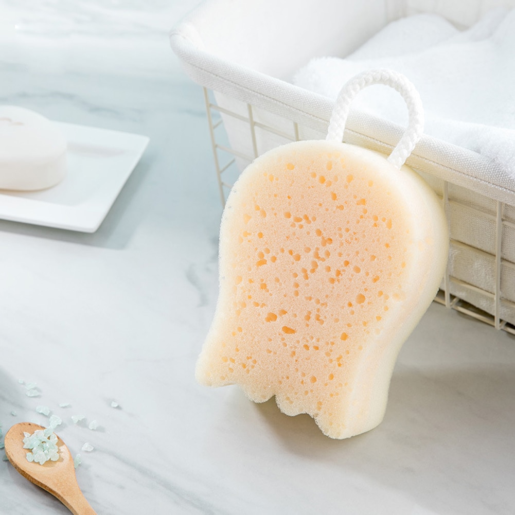 Massage kropp rengöring hud exfolierande bad svamp boll tillbehör badkar rika bubblor spa dusch skrubber söt tvätt badrum mjuk