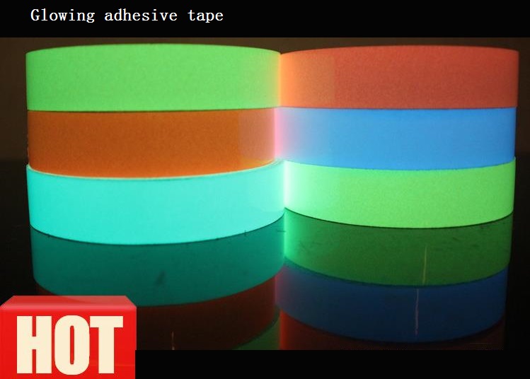 1.5cm*5M Luminous Tape Self-adhesive Glowing Night /Dark Safety Stage Striking Warning Safety Tape