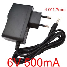 1PCS 6V 500mA 0.5A Universal AC DC Power Supply Adapter Wall Charger For Omron M2 Basic Blood Pressure Monitor