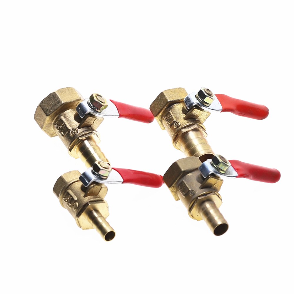 Conector de latón con púas rectas para manguera, adaptador acoplador de montaje de tubería de cobre, 1/8, 1/2 y 1/4 pulgadas, rosca hembra BSP
