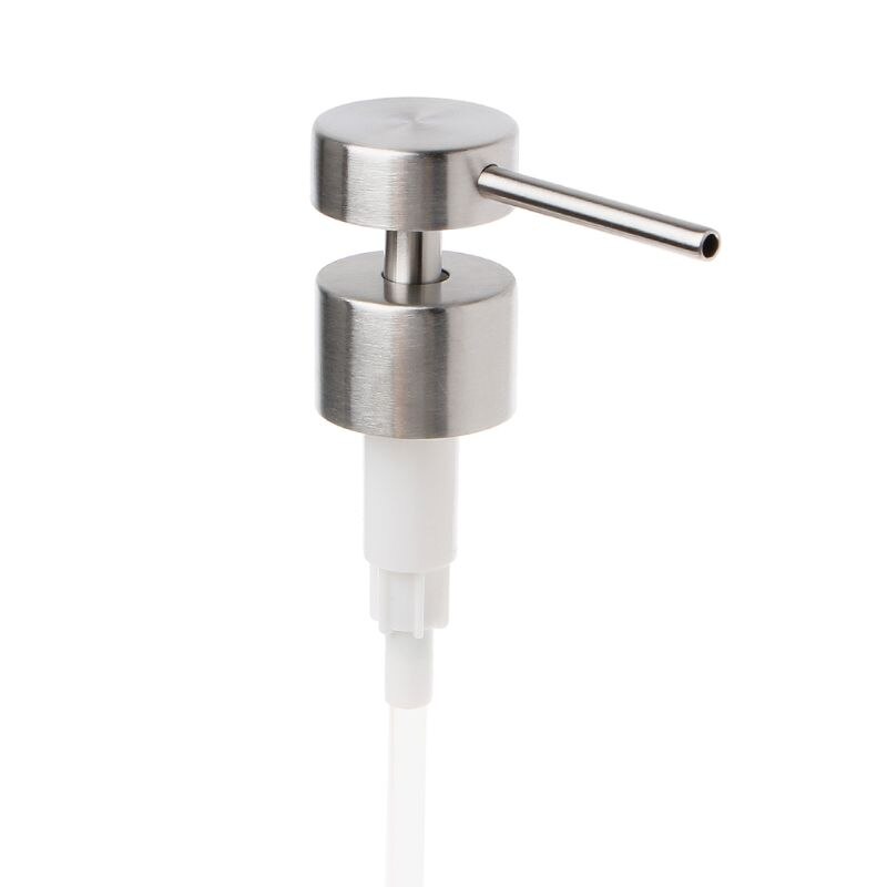 Stainless Steel Liquid Soap Dispenser Nozzle 12 OZ Hand Lotion Pump Fitting