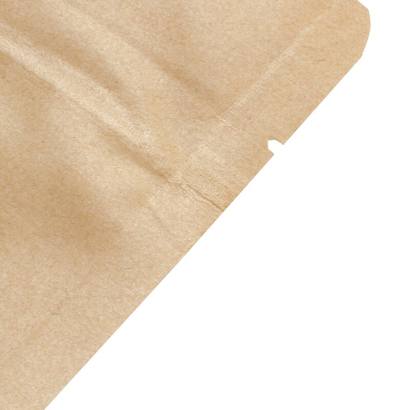 10pcs kraft paper food bags with window Self Sealing Envelope Bag