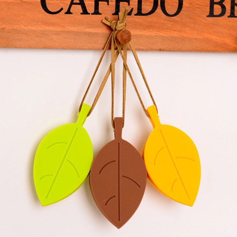 1 stk bladstil silikon dørbeskytter, fingerbeskytter, søt tegneserie fleksibel silikondør og vindusstopp med snor