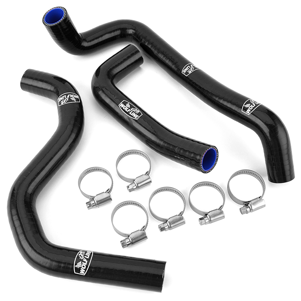 Kit de tuyaux de refroidissement en silicone pour moto, tubes refroidis à l'eau, Street Triple RS765, R765, 765, , , RS R 2022: Black