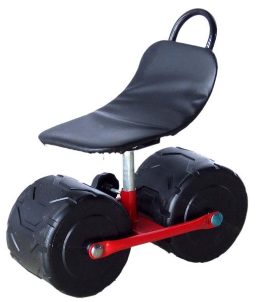 Ferme fer jardin chariot outil plantation cueillette tabouret confortable éponge en polyuréthane coussin de siège chaise mobile avec roues fournitures de jardin: Default Title