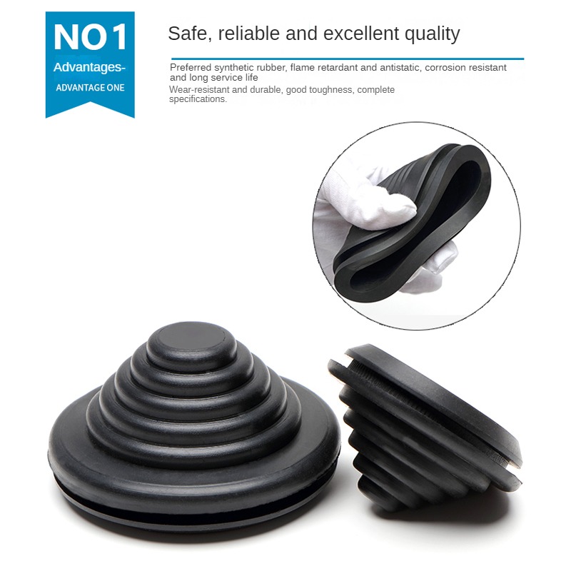 Bobina de protección tipo torre de goma para protección, caja de distribución de energía, Cable, junta tórica, anillo protector, tapa de sellado, tapón de orificio