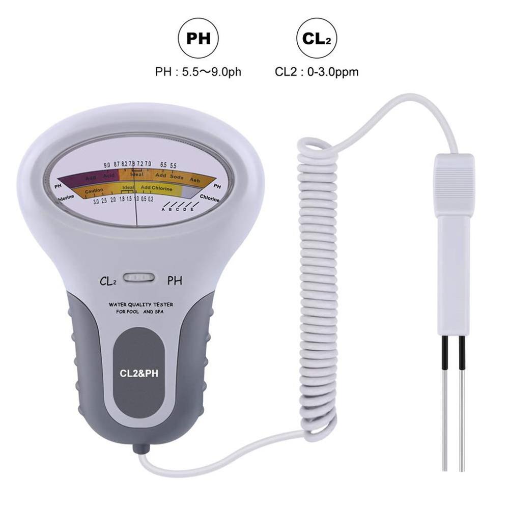 Monitor Meter Digital Portable Measurement Water PH CL2 Chlorine Tester TDS Pen Level Meter for Swimming Poo