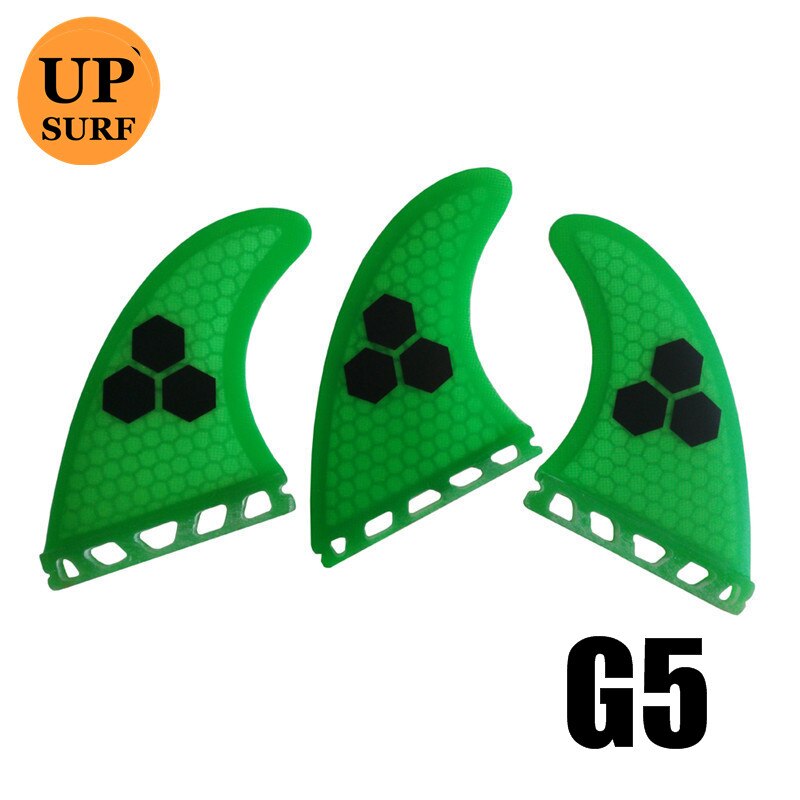 Future Fins-aletas para tabla de surf Future G3/G5/G7, 3 piezas por set: Green G5