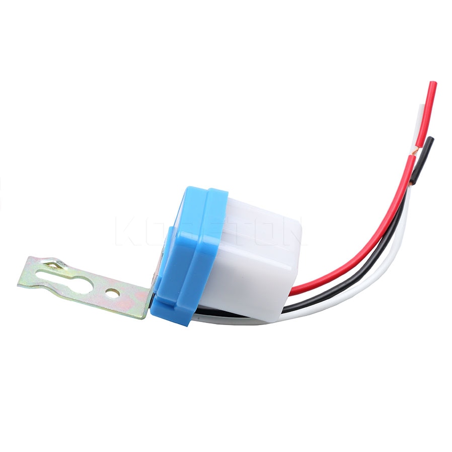 Interrupteur photocellule automatique, 1 pièce, 12V/24V/110V/220V, 50-60Hz, 10a