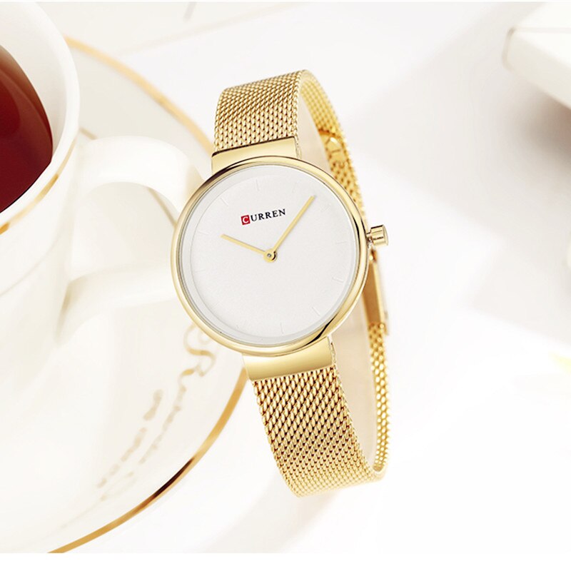 Polshorloge Vrouwen Horloges Luxe Steel Dames Blue Quartz Vrouwen Horloges Sport Relogio Feminino Montre Femme 9016