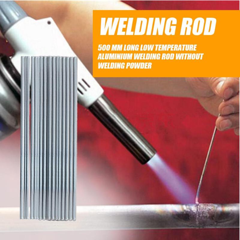 10pcs Aluminum Welding Electrodes Flux Cored Low Melting Point Brazing Wire Welding Rods Electrode Welding Stick Silver