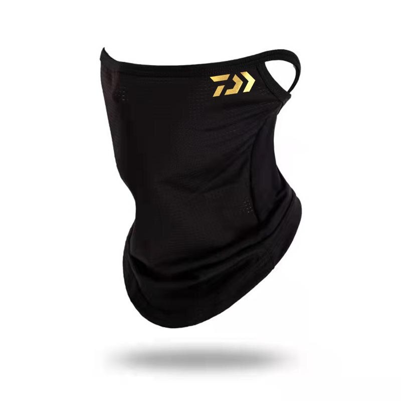 Ice Silk Fishing Mask Windproof Scarves Mesh Hanging Ears Outdoor Sports Casual Unisex Hiking Riding Mask: chunheijin