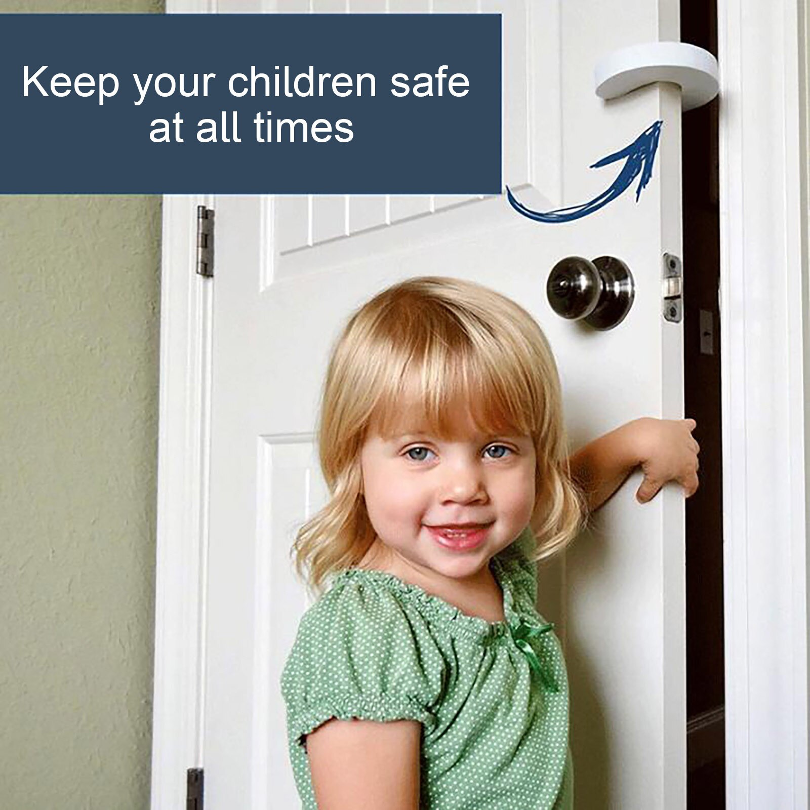 Baby Safety Locks Children Protection C Shape Security Cabinet Locks Door Clip Kids Finger Safe Soft Foam Door Stopper #50g