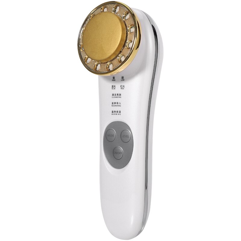 Export import instrument schoonheidsapparatuur thuis gezichtsmassage verjonging schone gezichtsontgifting essentie: Witgoud