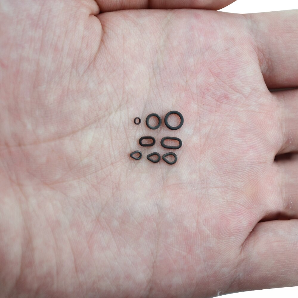 50 Stuks Karpervissen Boilie Bait Ringen Voor Hair Rigs Pop Ups Boilies Hookbait Hair Rig Ring Methode Feeder Karper vissen Accessoires