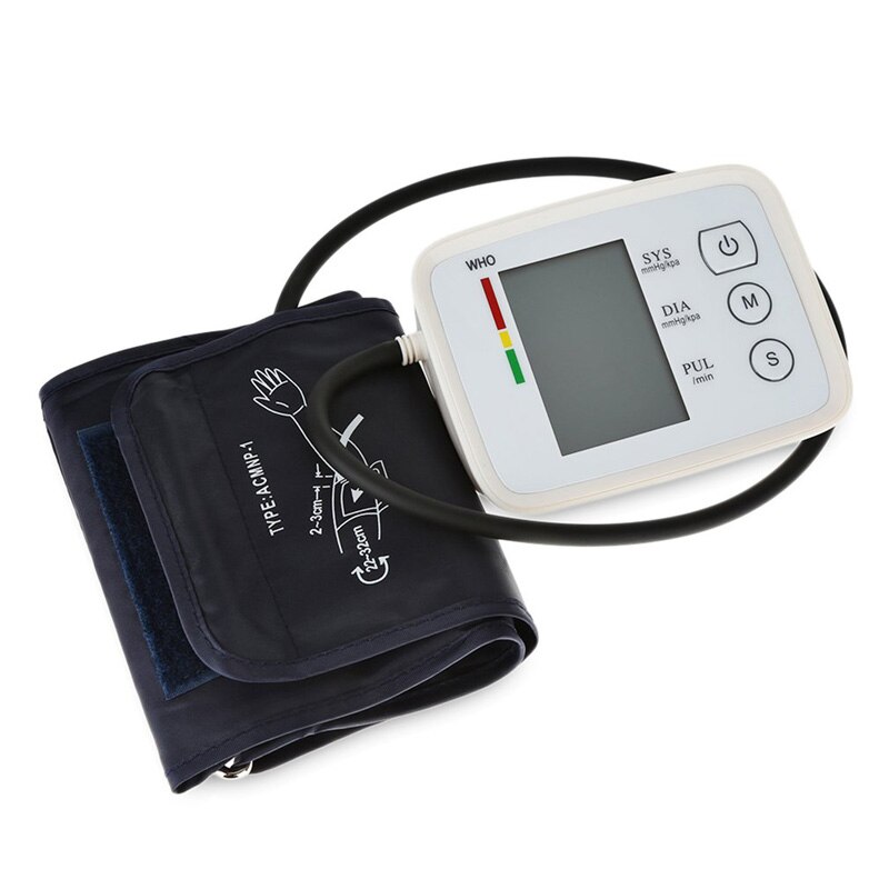 Clever Arm Blutdruck Monitor Digitale Tragbare Herz Blutdruck Meter für Sauerei Automatische blutdruckmessgerät tonometer: Nein Verkauf Kasten