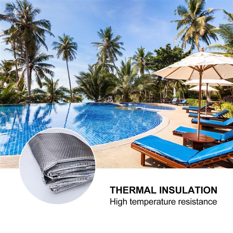 Swimming Pool Heat Preservation Cover Heat Insulation Swim Pool Cover Thermal Insulation Pool Film Dustproof Swimming Pool C