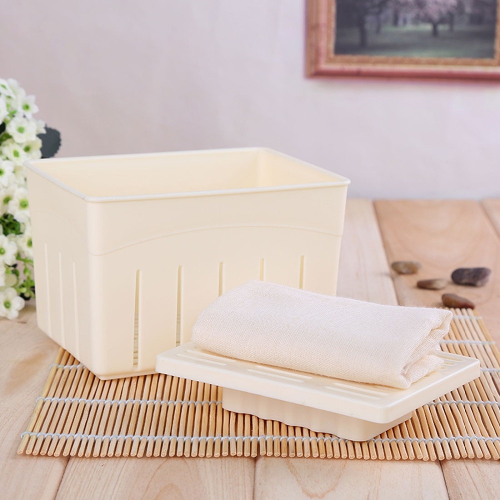 Diy Zelfgemaakte Tofu Pers-Maker Mold Doos Plastic Soja Wrongel Making Machine Keuken Koken Gereedschap Set