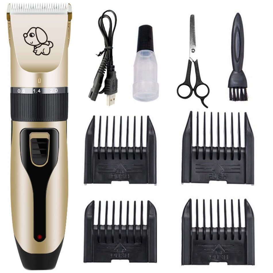 Dog Grooming Pet Clipper Hair Trimmer Animal Grooming Clippers Cat Shaver Electric Scissor Clipper машинка для стрижки собак: style 3