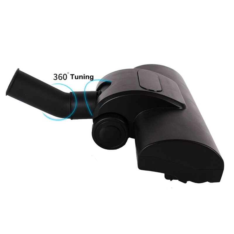 Stofzuiger turbo opzetstuk windgedreven vloerborstel met rol draaibare kop wielen perfect voor het reinigen van tapijt 32mm