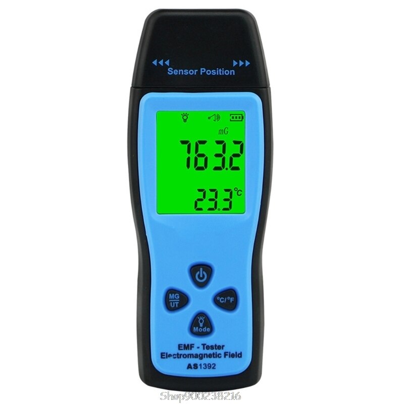 AS1392 EMF Meter LCD Radiation Dosimeter Mini EMF Tester Electromagnetic Field Radiation Detector Dosimeter S29 20