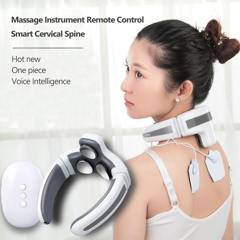 Smart Shoulder Neck Massager Electric Neck Massage Health Care Relaxation Three Heads Relieve Stress Fatigue Pain Relief tool