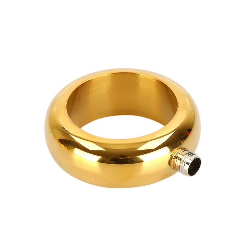 Bracelet Hip Flask Stainless Steel Portable Hidden Flasks Ring For Wine Liquor Alcohol Men Women