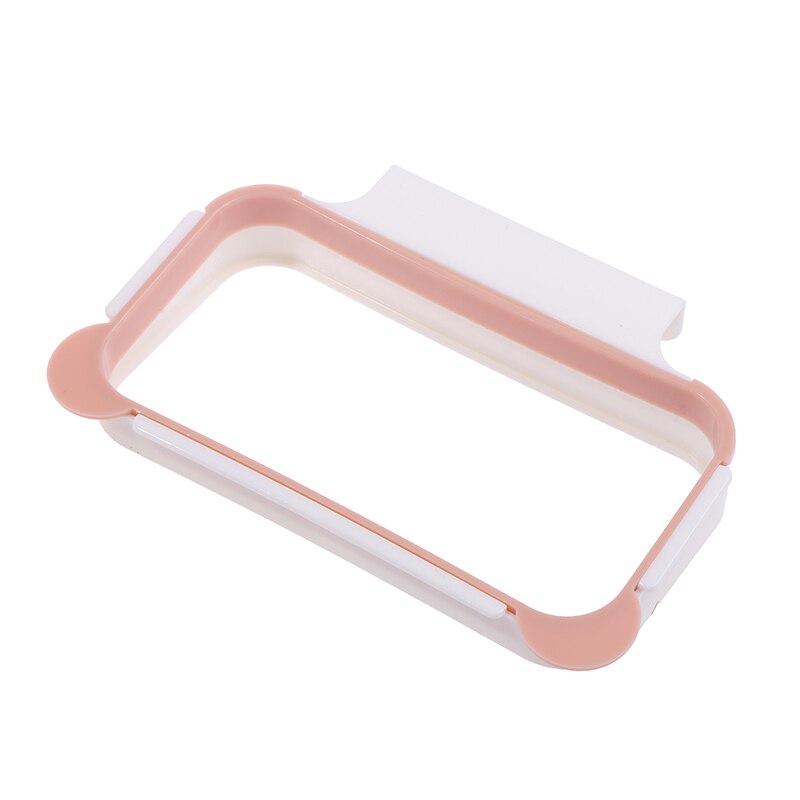 1pc Küche Schrank Tür Korb Hängen Abfalleimer Behälter Müll Tasche Halfter Tragbare Küche Mülleimer Tasche Halfter Küche Spielereien: Rosa