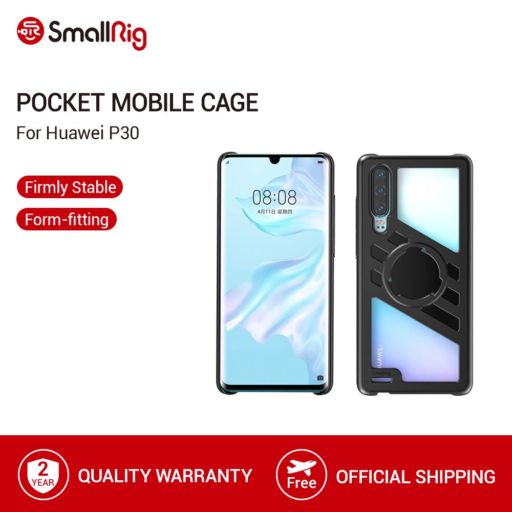 SmallRig Hollow Back Pocket Mobile Cage for Huawei P30 Form-fitting Protective Cage With Lanyard Hole - 2430