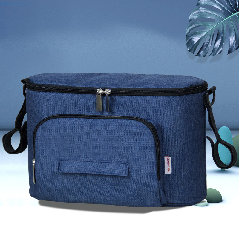 Kinderwagen Organizer Bag Mom Kinderwagen Accessoires Hooking Reistas Voor Rolstoel Kinderwagen Wandelen Mum Kinderwagen Zakken: WIT