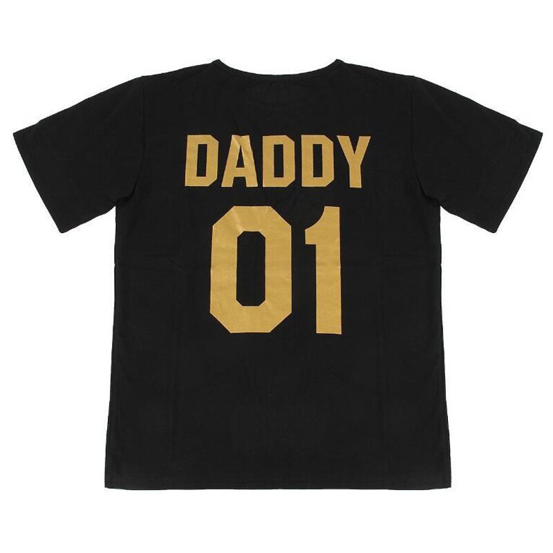 BEKE MATA Familie Bijpassende Kleding Zomer Brief Print Familie Look Vader Moeder Dochter Zoon T-shirt Set Familie Kleding