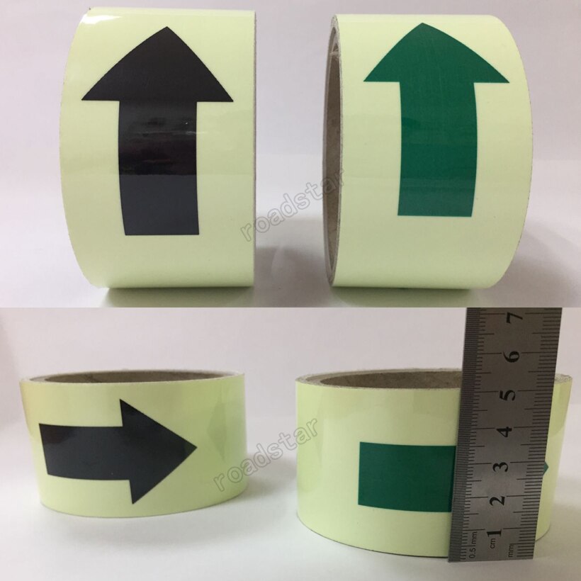 50mmX2m glow in the dark tape lasting 4 hours Luminous film for safety